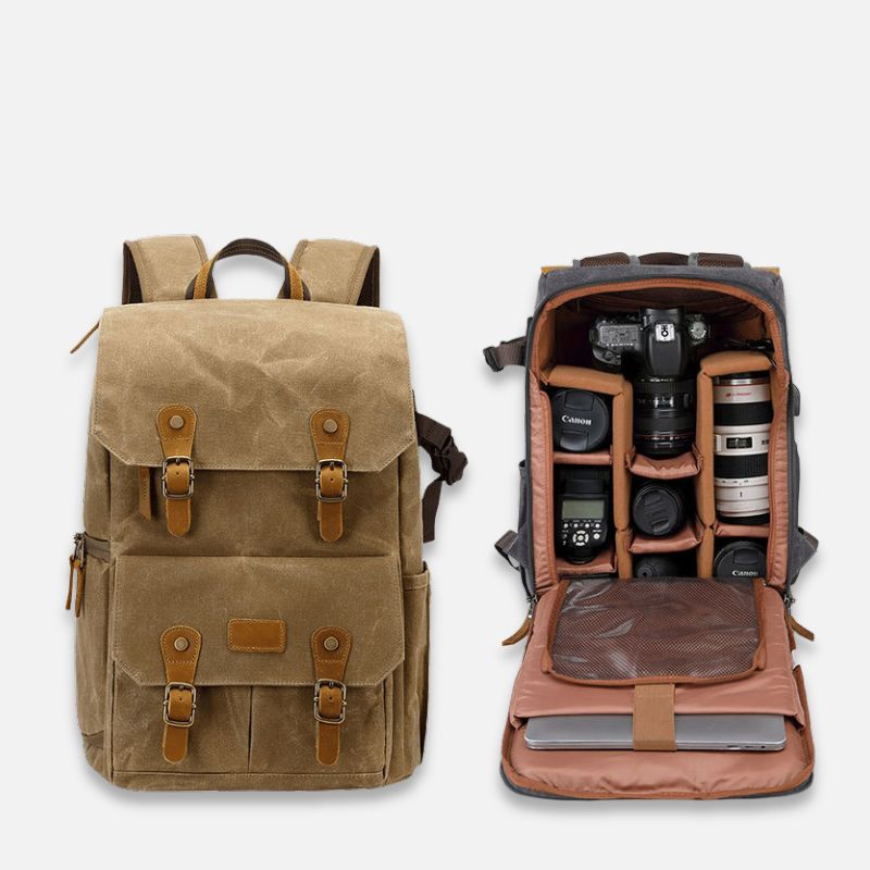 SAC A DOS VINTAGE - APPAREIL PHOTO
