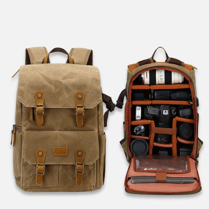 SAC A DOS VINTAGE - APPAREIL PHOTO